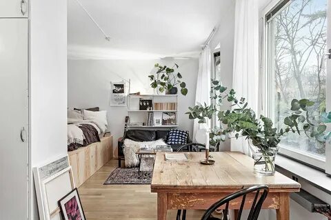A one room apartment will suffice