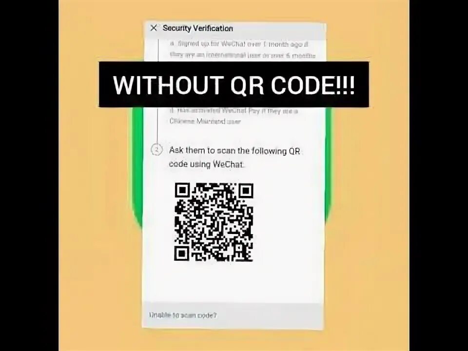 Как зарегистрироваться в вичат без qr кода. Как зарегистрироваться в вичат без qr кода
