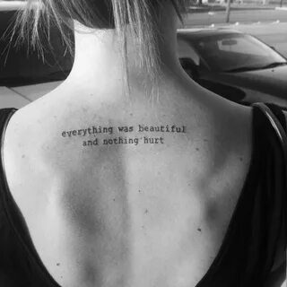 Everything was beautiful
