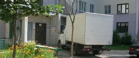 Во дворе ставить грузовые машины