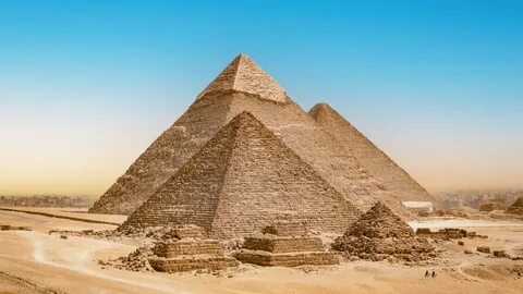 The egyptians built the pyramids