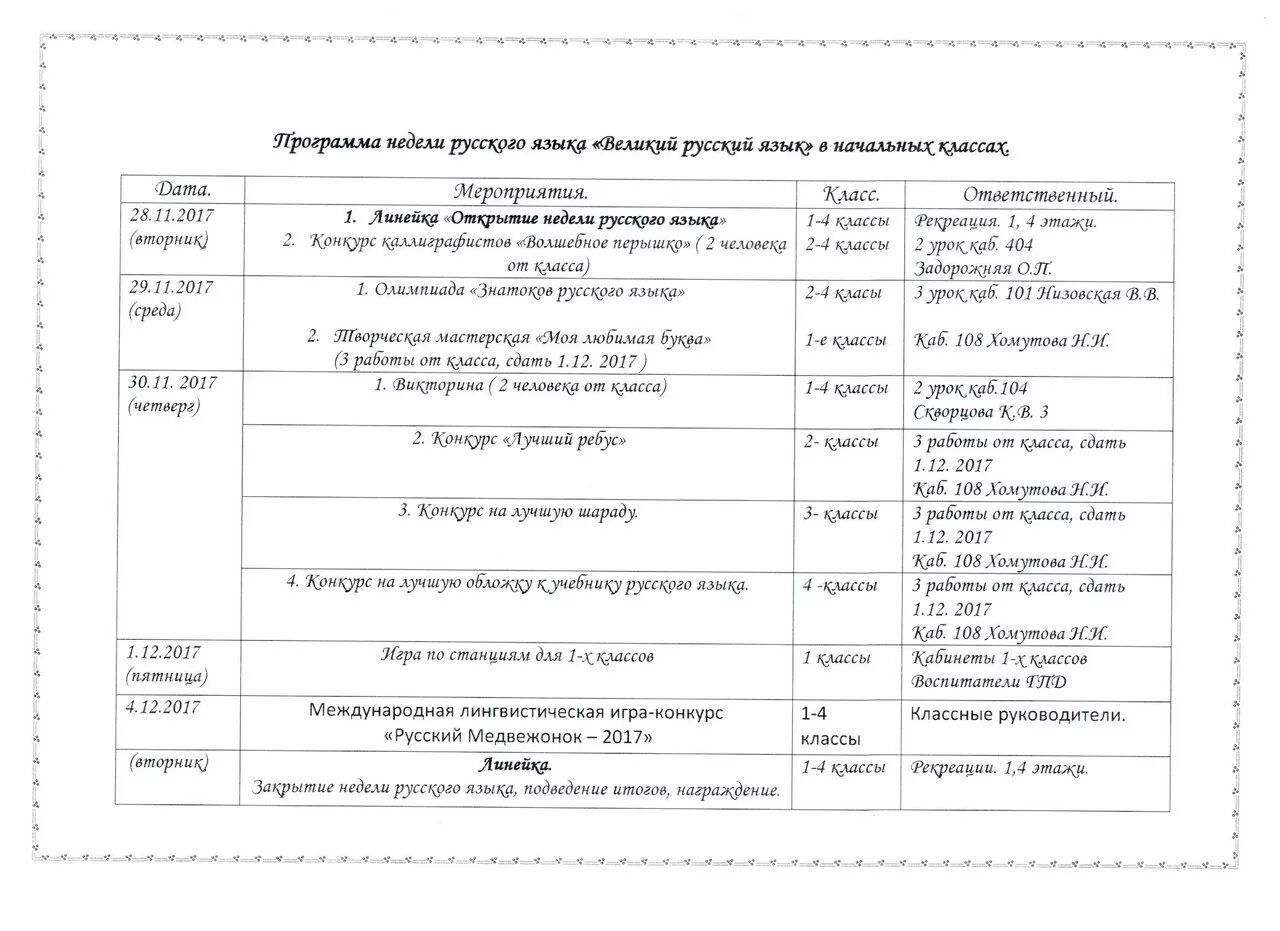 План недели русского языка в начальных классах. Мероприятия по русскому языку в начальной школе. Неделя литературы план мероприятий. Неделя русского языка в начальной школе план мероприятий.