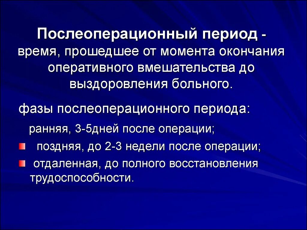 Сроки послеоперационного периода. Послеоперационный период. Послеоперационный период презентация. Срок окончания послеоперационного периода. Постоперационный синдром.