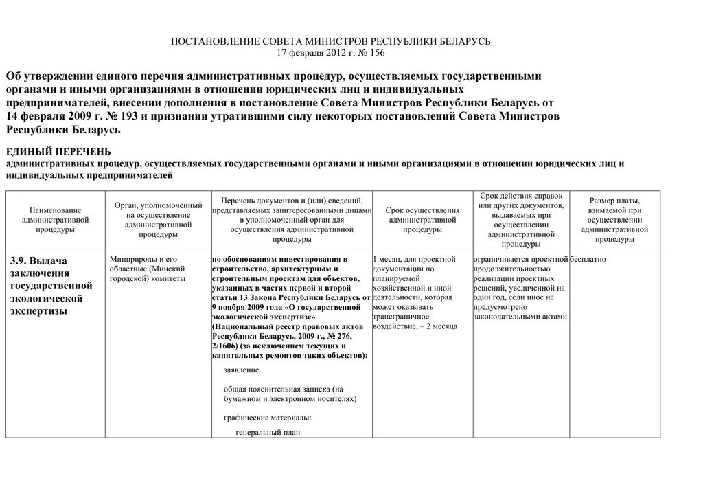 Исчерпывающий перечень административных процедур ГИБДД.