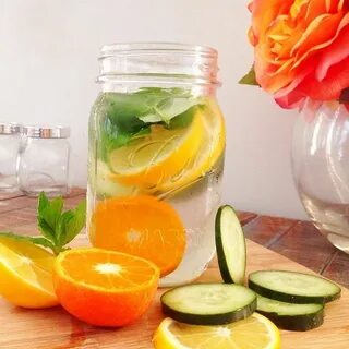 Вода с апельсином