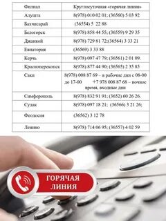 Водоканал белогорск телефон
