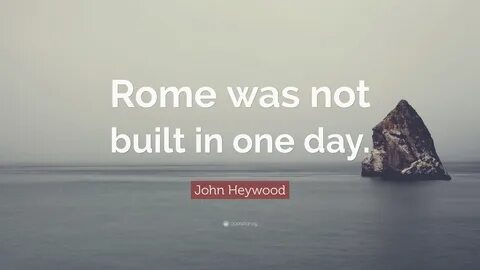 ...rome was not built in a day short story The book was interesting enough ...