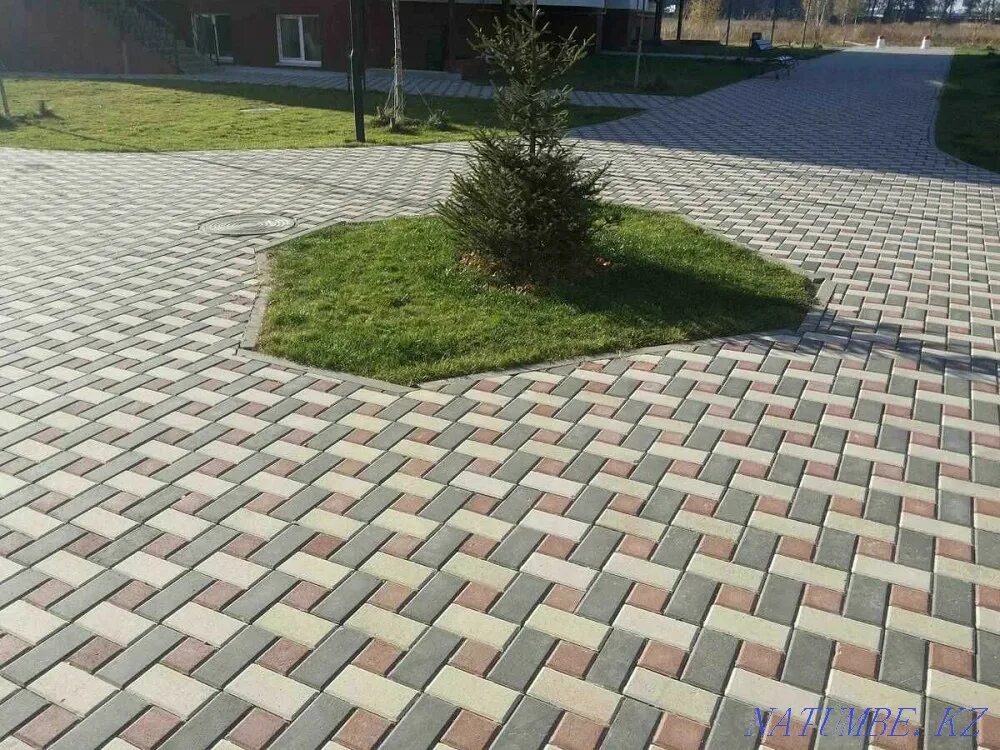 Плитка брусчатка фото готовых работ