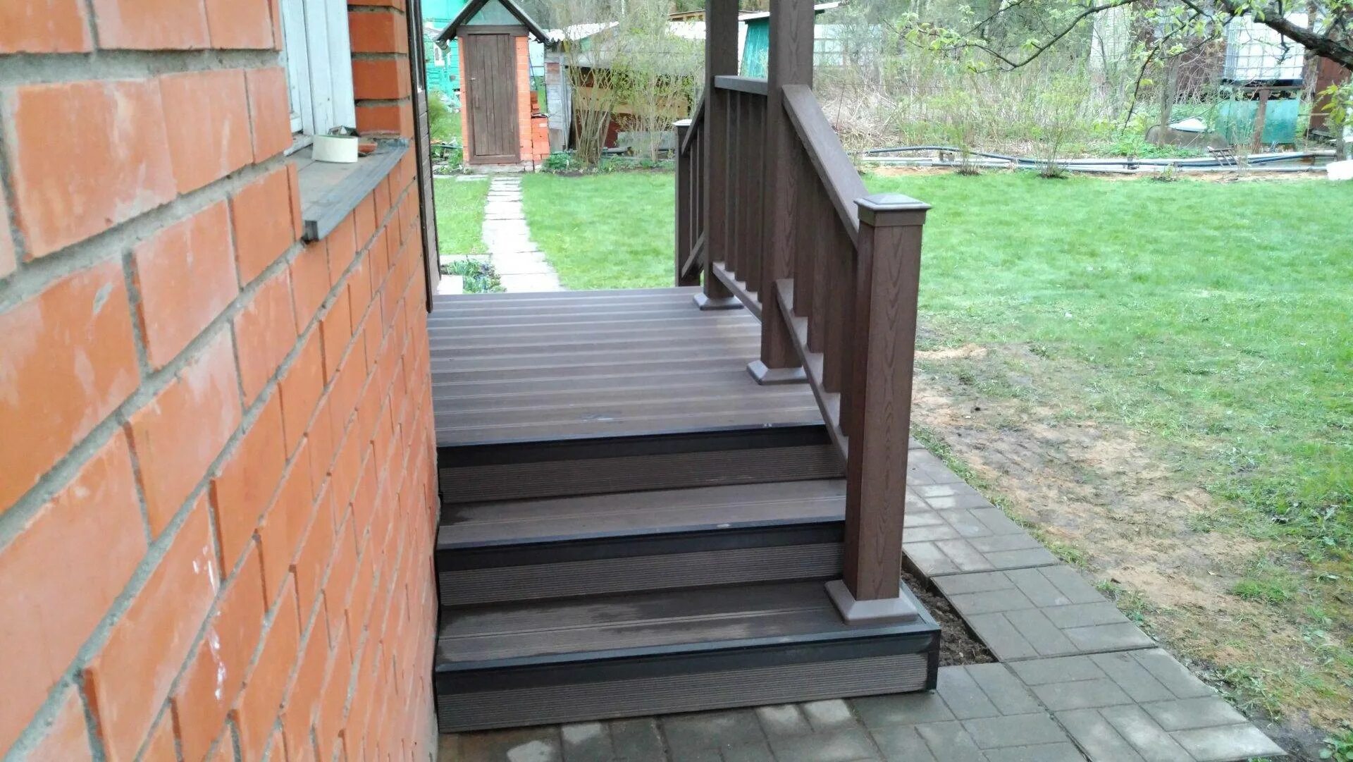 Крыльцо из доски дпк. Крыльцо дпк. Крыльцо из доски дпк. Крыльцо из террасной доски дпк. Доска террасная дпк 152*28*4000.