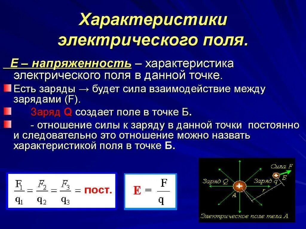 Сравнительная характеристика электрических полей. Физические характеристики электрического поля. Свойства электрического поля физика. Напряженность силовая характеристика электрического поля. Характеристики электрического поля напряженность и потенциал.