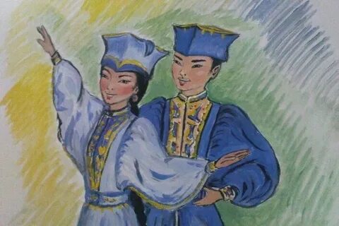 Калмыки рисунок