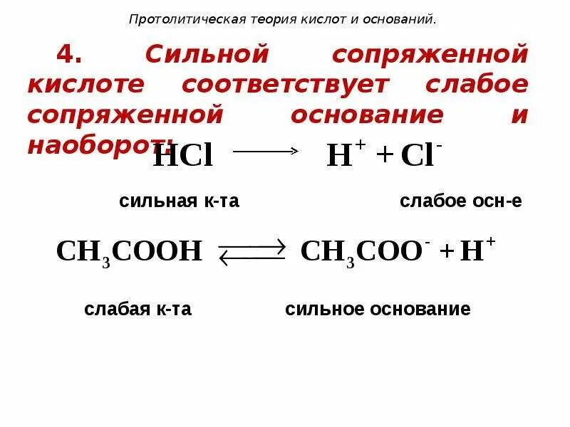 Сопряженная кислота это. Протолитическая теория кислот. протолитическая теория кислот и оснований. теории кислот и оснований. сопряженная кислота и основание.