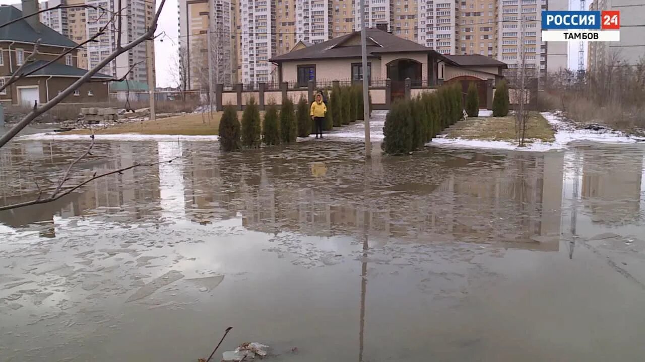 Паводок Тамбов. Парк дружбы Тамбов паводок. Половодье. Паводок Тамюбов.