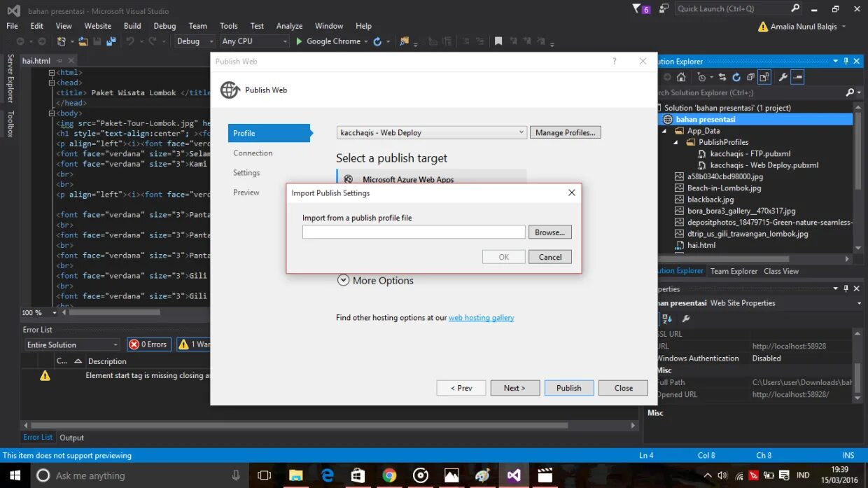 File create exception