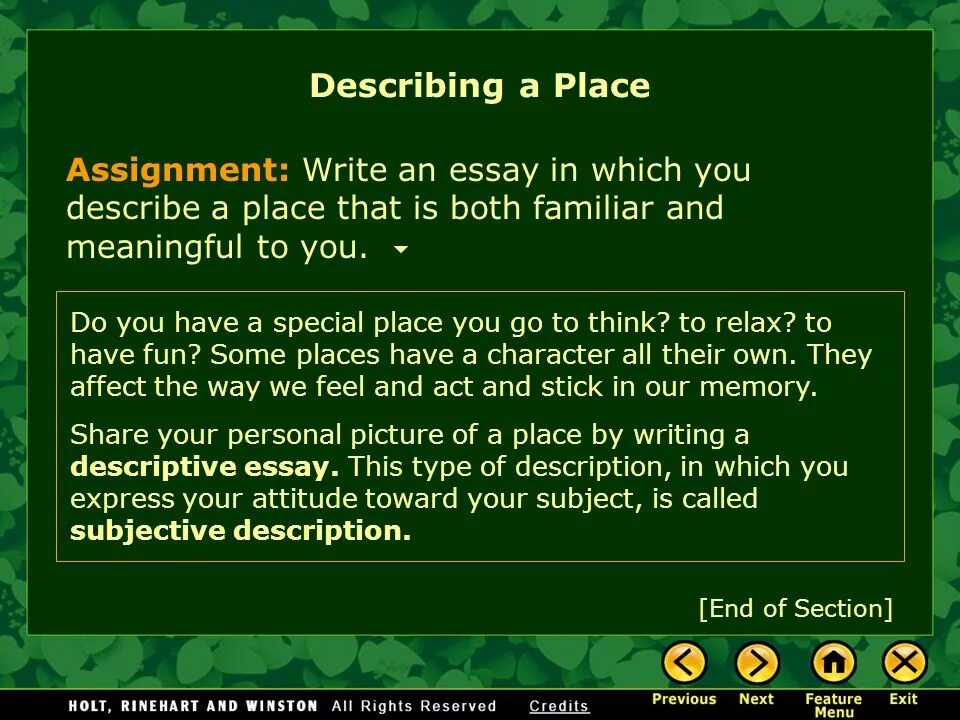 Describing places. Describe a place. Description of places. Describing a place essay. Describe your favourite