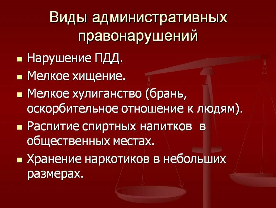 Как называется административное правонарушение