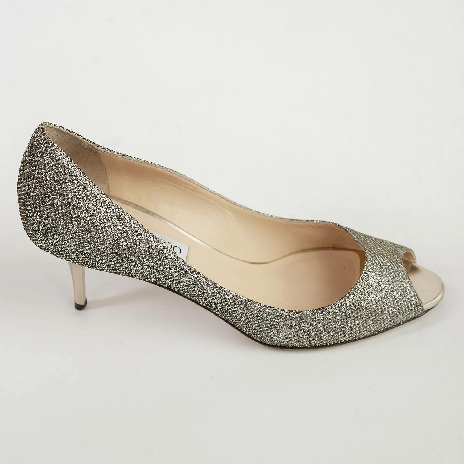 Jimmy Choo Crystal Covered Pointy Toe Pump 'Cinderella Slipper' $4595 - Made in 
