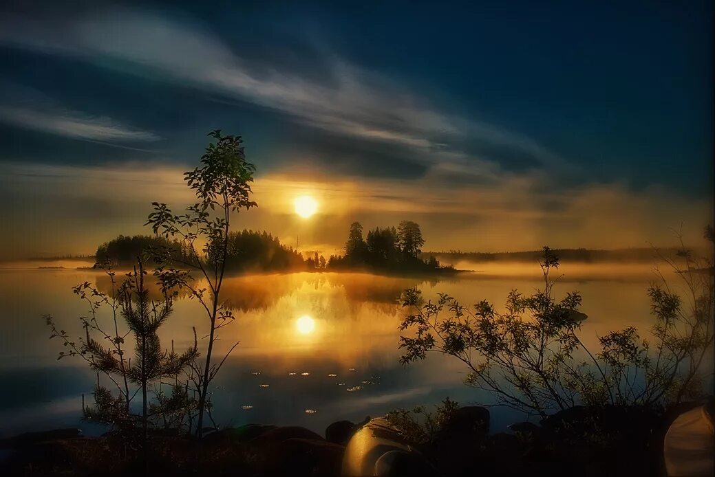 Вечер evening. Пейзаж вечер. природа вечер. лето вечер. летняя ночь.