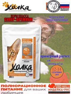Отзывы корм кошек холка