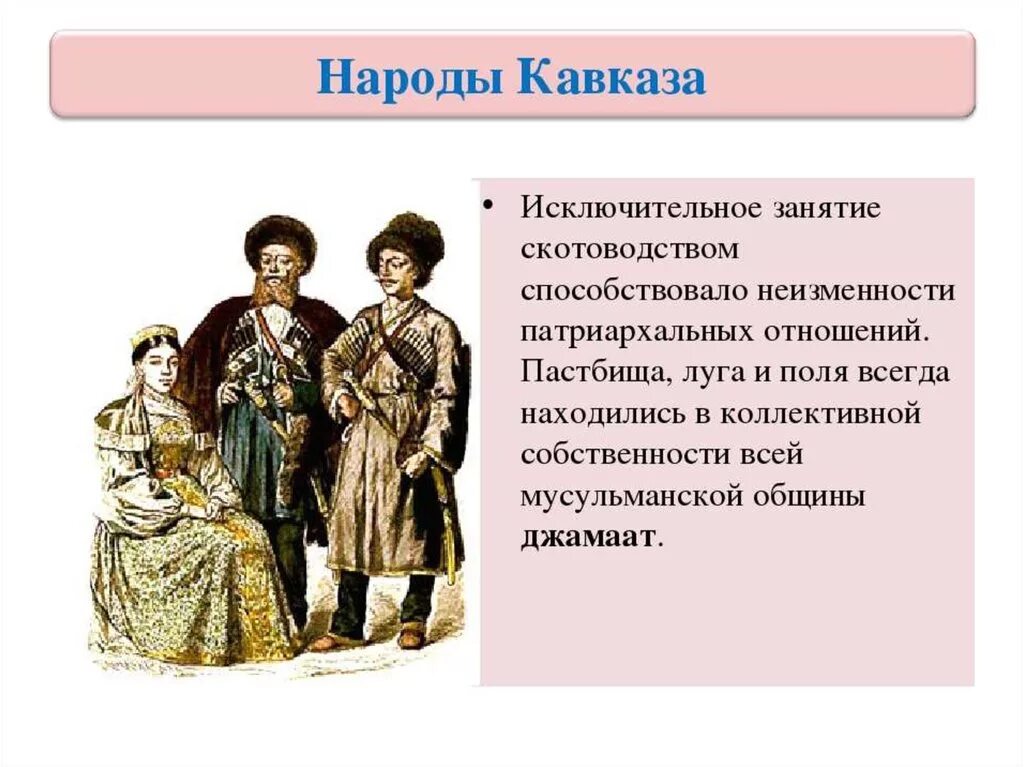 Народы россии история 7 класс презентация. Народы Кавказа 17 века. На рады России в 17 веке. Народы Кавказа 16 века. Занятия народов Северного Кавказа.