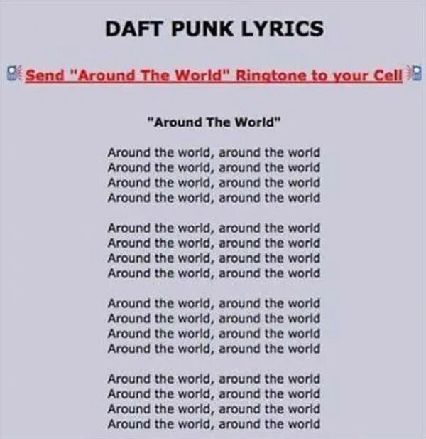 Как переводится around. Around the World Lyrics. Daft Punk around the World Lyrics. Around the World текст. Around the World Song Daft Punk.