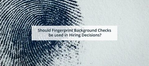 Fingerprint support