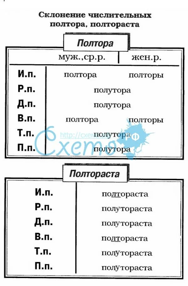 Слово полтораста по падежам. Склонение числительных таблица полтора. Склонение числительных полтора и полтораста таблица. Числительное полтора и полтораста. Склонение числительного полтора по падежам.