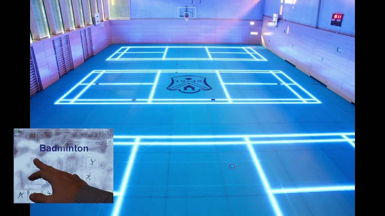 Which of these sports are indoor. Laser Floor. Gaming on Glass - the Sports Floor of the Future.