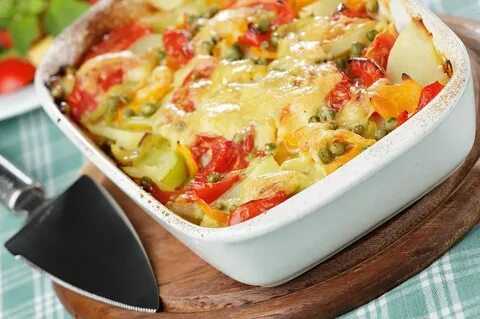 Запеканка с картошкой и овощами