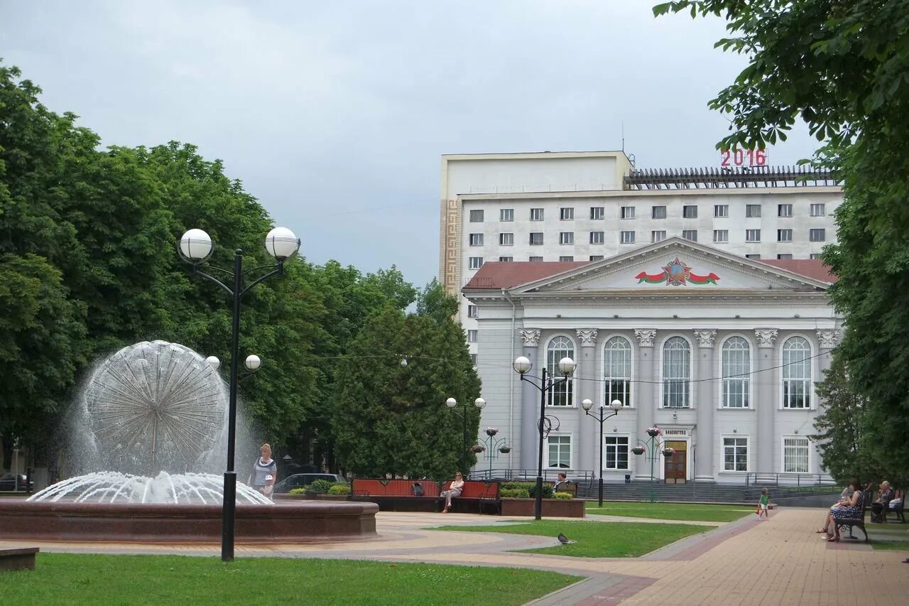 Сайт центрального гомеля. Гомель площадь города. Гомельская областная универсальная библиотека имени в. и. Ленина. Областная библиотека Гомель. Гомель центр.