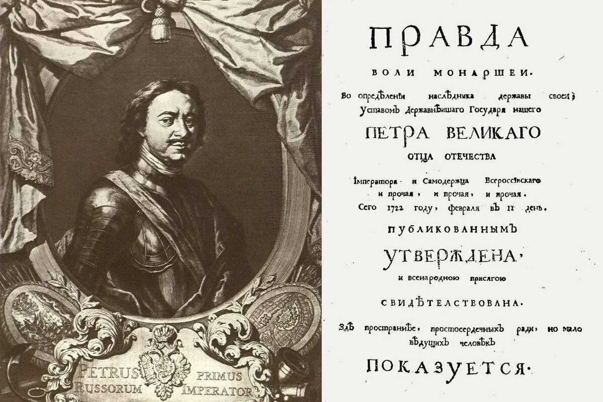 Грамота 18 века. Указ о наследии престола Петра 1. Указ Петра 1 о престолонаследии 1722.