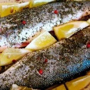 Сибас в духовке температура и время