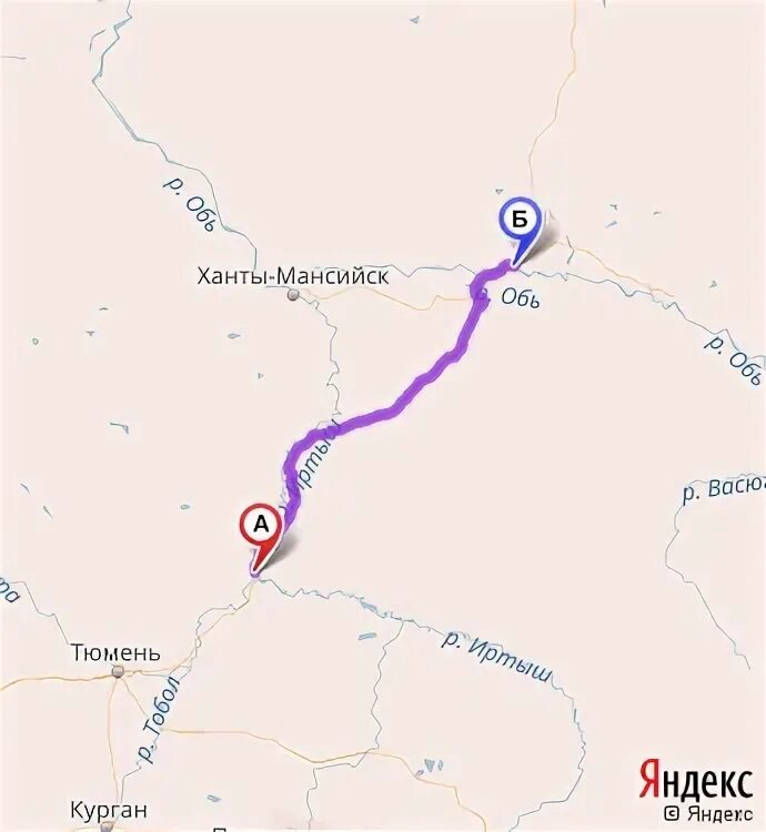 Тобольск до сургута сколько км на машине