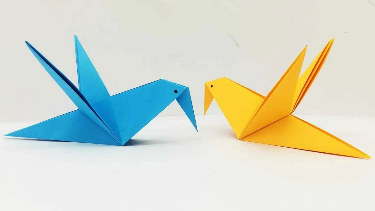 Origami birds