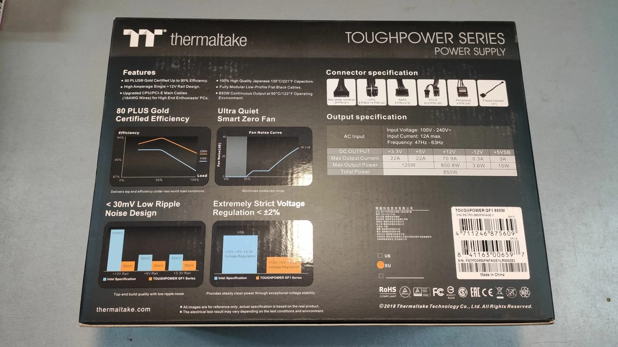 Thermaltake Toughpower gf1 850 PS-TPD-0850fnfage-1 850w Gold. Thermaltake Toughpower gf1 850 Gold. Thermaltake Toughpower gf 850w [PS-TPD-0850fnfage-2]. Thermaltake Toughpower gf1 ARGB 850w.