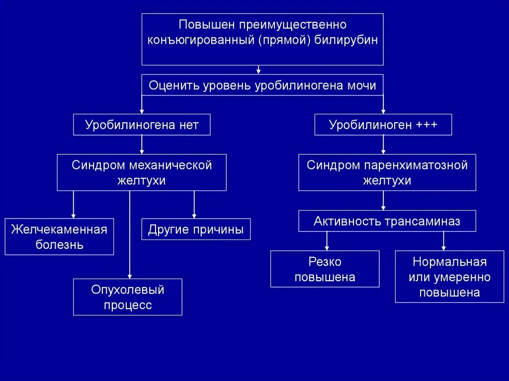 Повышена уровень билирубина