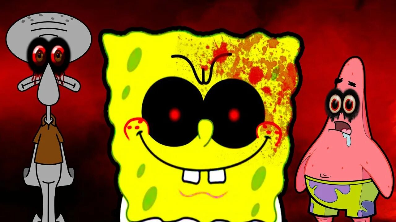 Губка Боб ехе. Spongebob злой. Evil Spongebob. Sponge scary