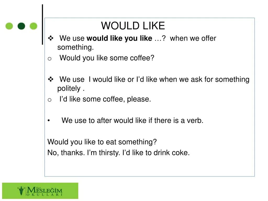 What would you like to talk about. I would like правило. Would like to правило. Конструкция would like. Конструкция would you like.