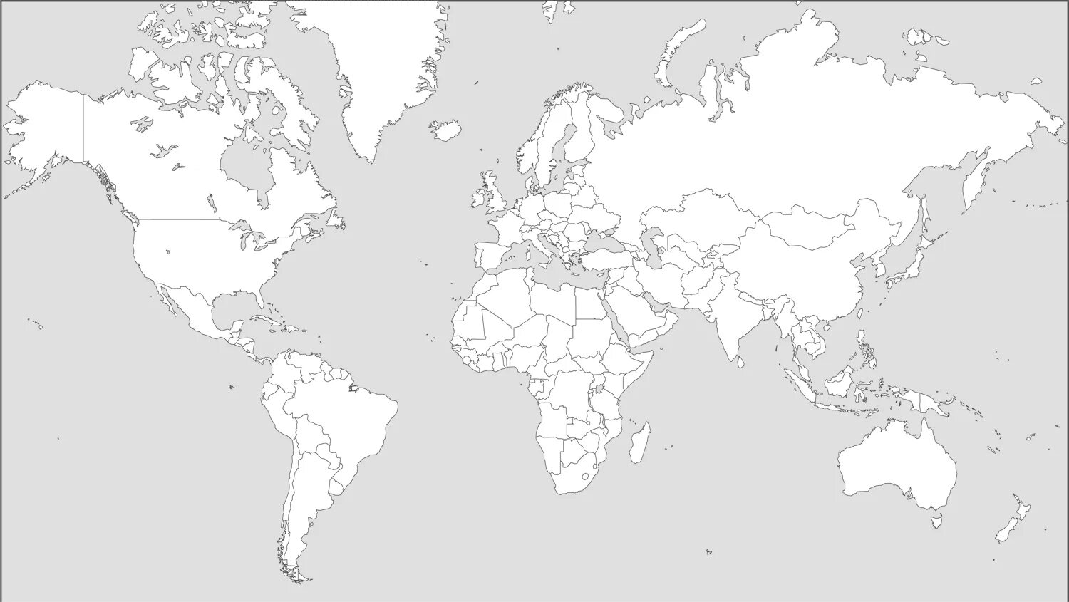 Пустая карта. Политическая карта мира контурная карта для печати а4. Карта мира без названий стран. Контурная карта мира с границами стран. Контурная карта мира с границами государств.