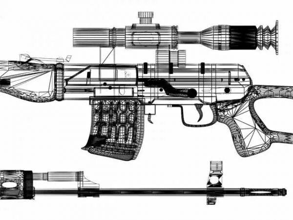 СВД 40 чертеж. СВД винтовка чертеж. Снайперская винтовка укороченная Драгунова СВД чертеж. Снайперская винтовка СВД чертеж.