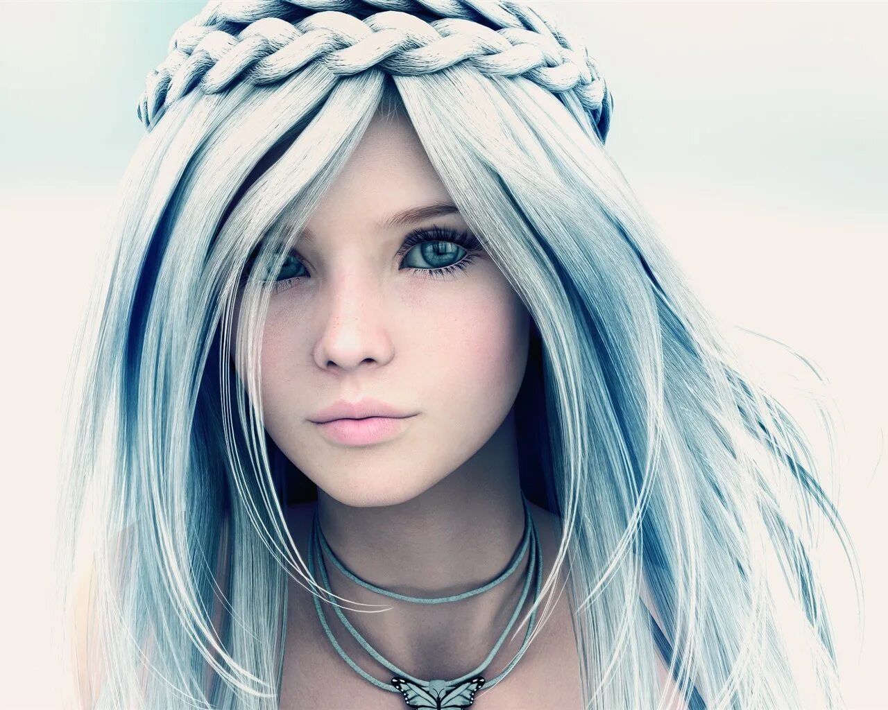 18 голубоглазая. Бело голубые волосы девушка. Девушка с белыми волосами и голубыми глазами. Няшная девушка. Блондинка фэнтези.