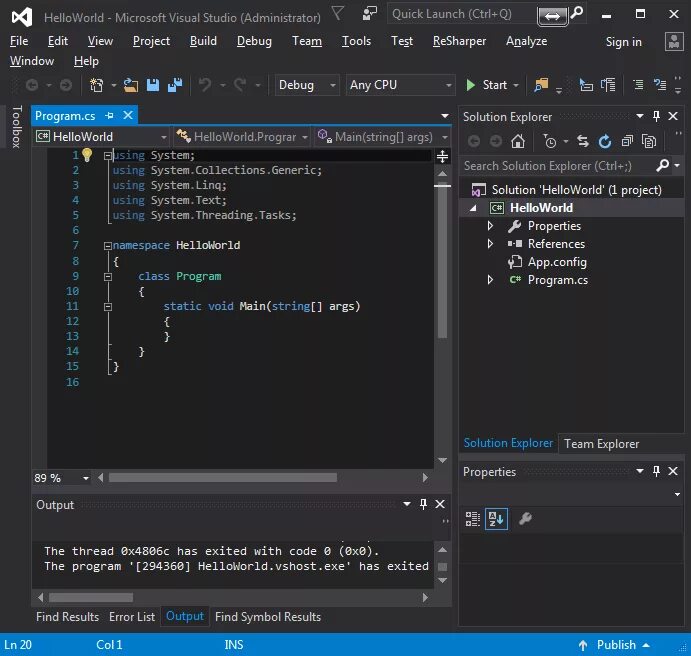 Интерфейс вижуал студио. Visual Studio Интерфейс. Visual Studio Интерфейс программы. Microsoft Visual Studio Интерфейс. Program русификатор