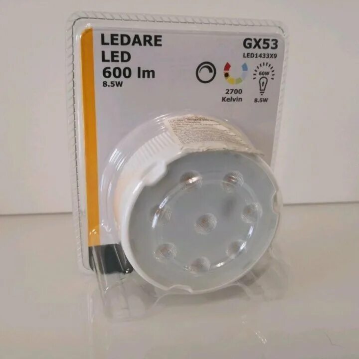 Лампочка gx53 купить. Ledare led 600 LM. Gx53 ikea ledare. Лампа gx53 ikea. Gx53 лампа икеа.