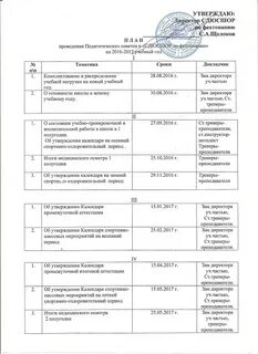 Тренерский план на игру