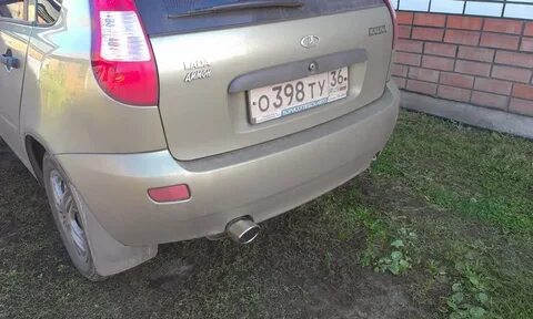 Глушитель калина 1 хэтчбек