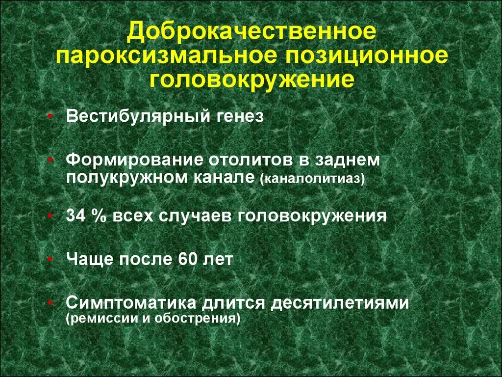 Головокружение 4 день