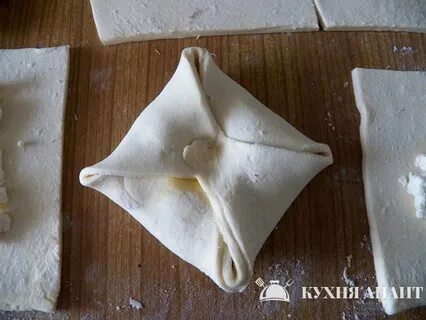 Слойка с сыром как завернуть