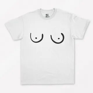 Cartoon Titties T-shirt Boob Shirt Hand Draw Boobies  GRL Etsy.