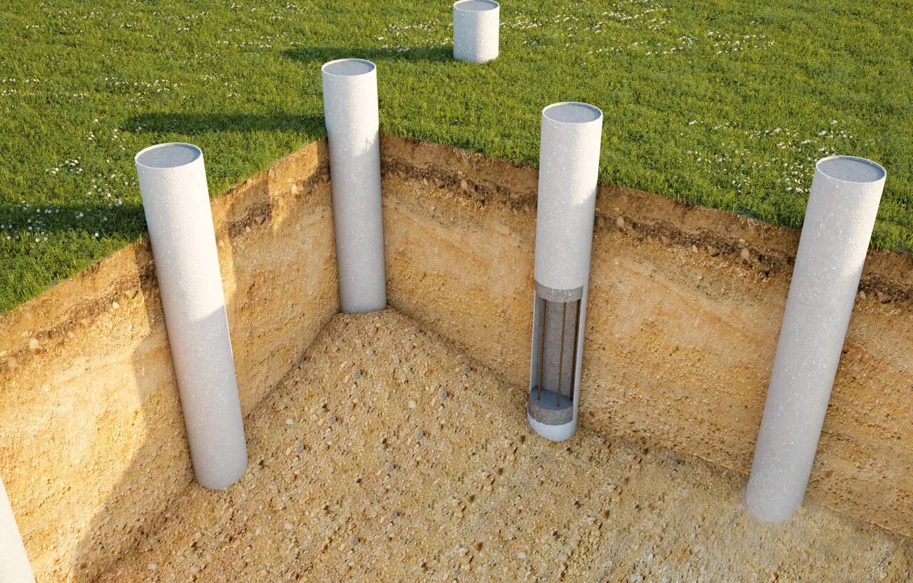 буронабивные сваи тисэ. столбчатый фундамент из пнд труб. гильза для свайного фундамента диаметр 250 мм. столбчатый фундамент из канализационных труб 110. сваи из асбестоцементных труб.