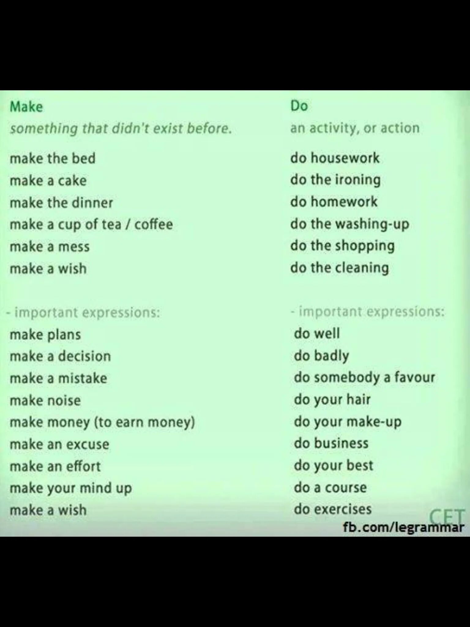 Do work or make work. Глаголы do make в английском языке. Выражения с do и make. Устойчивые выражения с do и make. Устойчивые выражения с make.